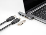 DELOCK USB hub 64274, 3x θυρών, 10Gbps, USB-C σύνδεση, γκρι - 4043619642748 - Image 2