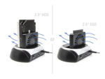 DELOCK docking station για M.2 NVMe/SATA ή 2.5"/3.5" SSD/HDD 64280, 10Gbps, μαύρο - 4043619642809 - Image 2