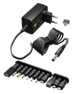 GOOBAY επιτοίχιος φορτιστής 64569, 3V-12V, 18W/1.5A, 12 tips - 4040849645693