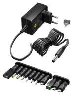 GOOBAY επιτοίχιος φορτιστής 64571, 3V-12V, 7.2W/0.6A, 12 tips - 4040849645716