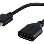 GOOBAY αντάπτορας HDMI 64824, εύκαμπτος, 4K/60Hz, 18Gbps, μαύρος - 4040849648243