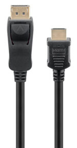 GOOBAY καλώδιο DisplayPort σε HDMI 64837, 4K/30Hz, 3m, μαύρο - 4040849648373 - Image 2
