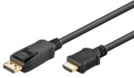 GOOBAY καλώδιο DisplayPort σε HDMI 64837, 4K/30Hz, 3m, μαύρο - 4040849648373