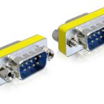 DELOCK Αντάπτορας μετατροπής Σειριακής θύρας Sub-D9 από male σε male - 4043619650095