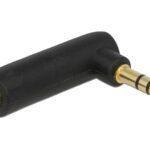 DELOCK αντάπτορας 3.5mm αρσενικό σε 3.5mm θηλυκό 65364, 3pin, γωνιακός - 4043619653645