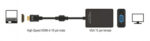 DELOCK αντάπτορας HDMI σε VGA 65512, 1080p, μαύρος - 4043619655120 - Image 2