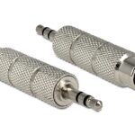 DELOCK αντάπτορας από 3.5mm σε 6.3mm 65548, μεταλλικός, ασημί - 4043619655489