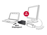 DELOCK αντάπτορας mini DisplayPort σε DisplayPort 65626, 4K, 90° - 4043619656264 - Image 2