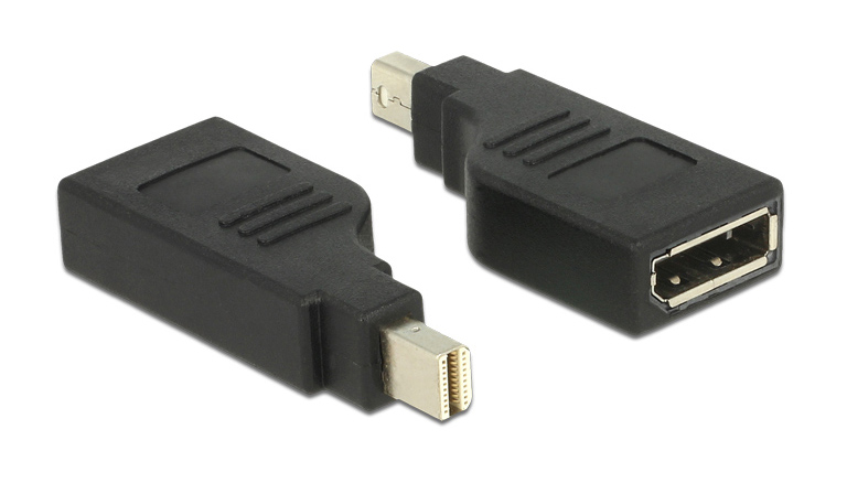 65626 DELOCK αντάπτορας mini DisplayPort σε DisplayPort 65626, 4K, 90° - 4043619656264 - Image 1