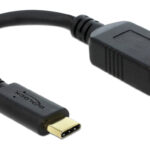 DELOCK καλώδιο USB-C σε USB 65634, USB3.1, Gen 1, 3A, 5Gbps, 15cm, μαύρο - 4043619656349