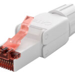 GOOBAY βύσμα RJ45 65942, CAT 6 UTP, tool-free, λευκό - 4040849659423