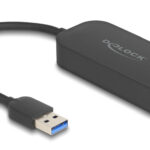 DELOCK αντάπτορας δικτύου 66045, USB, 2.5Gbps Ethernet, μαύρος - 4043619660452