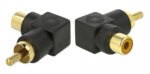 DELOCK αντάπτορας 66168 RCA αρσενικό σε RCA θηλυκό, γωνιακός, μαύρος - 4043619661688 - Image 2