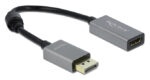 DELOCK αντάπτορας DisplayPort 1.4 σε HDMI 66436, 4K/60Hz, active, γκρι - 4043619664368