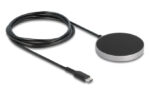 DELOCK ασύρματος φορτιστής 66467, 15W, μαγνητικός, μαύρος - 4043619664672