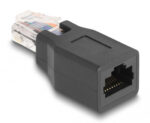 DELOCK αντάπτορας RJ45/RJ48/RJ50 66991, 10P/10C pin out 1:1, μαύρος - 4043619669912 - Image 2