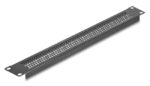 DELOCK κάλυμμα panel 67035 για 19"/1U rack, με αεραγωγούς, μαύρο - 4043619670352