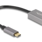DELOCK εξωτερική κάρτα ήχου 67071, 2x 3.5mm, USB-C σύνδεση, γκρι - 4043619670710