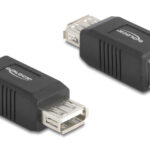 DELOCK αντάπτορας USB σε USB Type B 67203, 480Mbps, μαύρος - 4043619672035