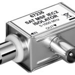 GOOBAY SAT isolator 67235, γωνιακό, 5MHz - 1000MHz, ασημί - 4040849672354