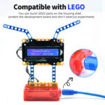 KEYESTUDIO θήκη για Arduino UNO R3 67800277, συμβατή με LEGO, μαύρη - 5210131072363 - Image 2