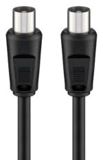 GOOBAY καλώδιο κεραίας αρσενικό 68146, <70dB, CCS, 1.5m, μαύρο - 4040849681462