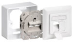 GOOBAY επιτοίχια πρίζα CAT 6 68244, 2x RJ45, 80x80mm, λευκή - 4040849682445 - Image 2