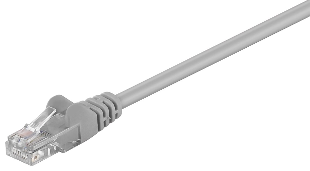 68347 GΟOBAY καλώδιο δικτύου 68347, CAT 5e U/UTP, CCA, PVC, 10m, γκρι - 4040849683473 - Image 1
