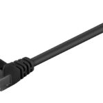 GΟOBAY καλώδιο δικτύου 68703, CAT 5e U/UTP, CCA, PVC, 0.25m, μαύρο - 4040849687037