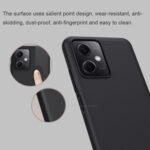 NILLKIN θήκη Super Frosted Shield για Xiaomi Redmi Note 12 5G, μαύρο - 6902048260368 - Image 2