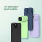 NILLKIN θήκη CamShield Silky Silicone για iPhone 15, μπλε - 6902048266445 - Image 2