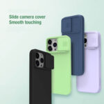 NILLKIN θήκη CamShield Silky Silicone για iPhone 15 Pro Max, μπλε - 6902048266582 - Image 2