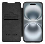 NILLKIN θήκη Qin Prop Leather για iPhone 16, δερμάτινη, μαύρη - 6902048281936 - Image 2