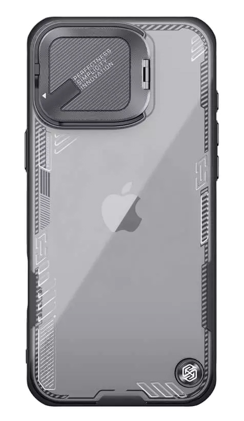 6902048287006 NILLKIN θήκη Iceblade Prop για iPhone 16 Pro Max, διάφανη-μαύρη - 6902048287006 - Image 1