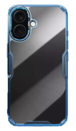 NILLKIN θήκη Nature TPU Pro για iPhone 16, διάφανη-μπλε - 6902048287198