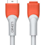 LDNIO καλώδιο Lightning σε USB LS601, 30W, 1m, γκρι -