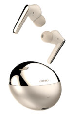 LDNIO earphones με θήκη φόρτισης T01, True Wireless, HiFi, Φ10mm, χρυσά -