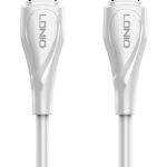 LDNIO καλώδιο USB-C σε USB-C LC611C, 65W PD, 1m, λευκό -