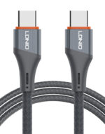 LDNIO καλώδιο USB-C σε USB-C LC631C, 65W PD, 1m, γκρι -