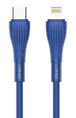 LDNIO καλώδιο Lightning σε USB-C LC672I, 30W PD, 2m, μπλε -