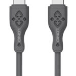LDNIO καλώδιο USB-C σε USB-C LC811C, 65W PD, 1m, γκρι -