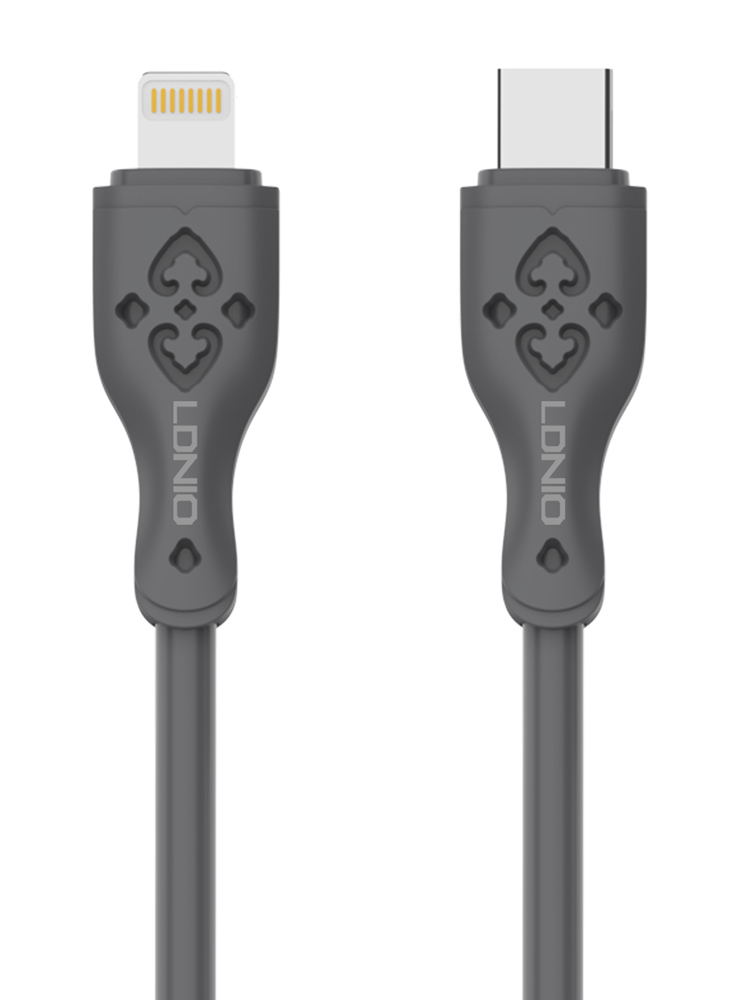 6933138601365 LDNIO καλώδιο Lightning σε USB-C LC811I, 30W PD, 1m, γκρι - - Image 1