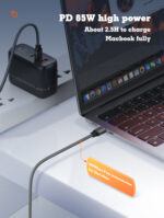 LDNIO καλώδιο USB-C σε USB-C LC442C, 65W PD, 2m, γκρι - - Image 2