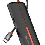 LDNIO docking station DS-25H, 5 θυρών, USB-C σύνδεση, 4K, 100W PD, μαύρο - 6933138601723