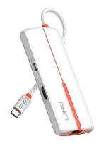 LDNIO docking station DS-26H, 6 θυρών, USB-C σύνδεση, 4K, 100W PD, λευκό - 6933138601747