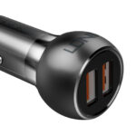 LDNIO φορτιστής αυτοκινήτου C503Q με καλώδιο, 2x USB, 36W, QC, γκρι - 6933138615034