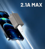 LDNIO καλώδιο USB-C σε USB LS372, 2.1A, 2m, λευκό - 6933138643723 - Image 2