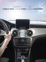 LDNIO FM Transmitter & φορτιστής C704Q, 2x USB/1x USB-C, 36W, Bluetooth, μαύρο - 6933138690666 - Image 2
