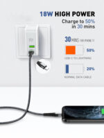 LDNIO καλώδιο Lightning σε USB-C LC112, 30W PD, 2m, γκρι - 6933138690857 - Image 2