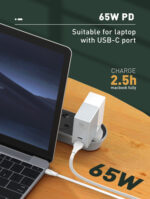LDNIO καλώδιο USB-C σε USB-C LC131C, 65W PD, 1m, λευκό - 6933138691373 - Image 2